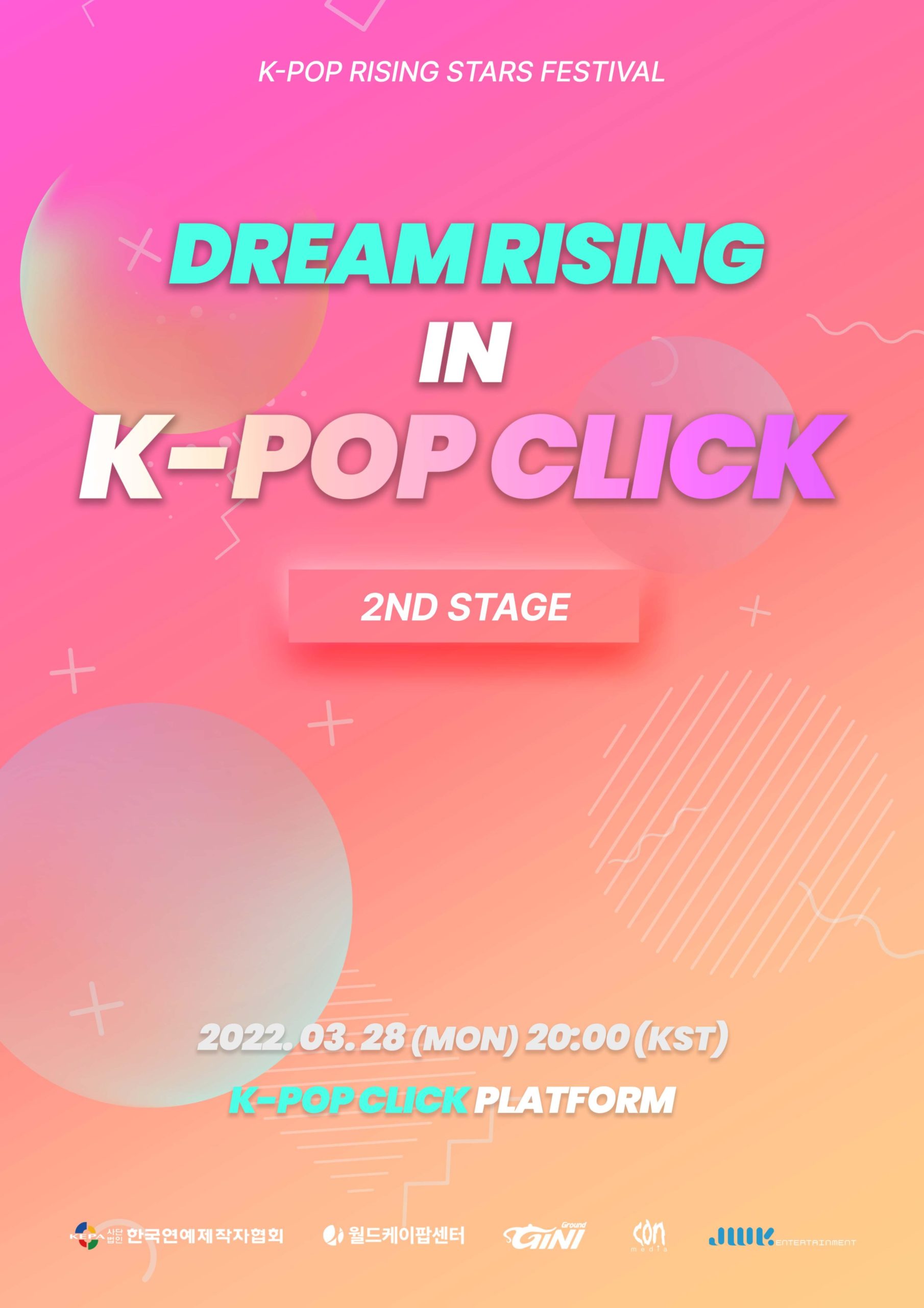 KPOP RISING STARS 2ND STAGE “DREAM RISING IN KPOP CLICK” PODA
