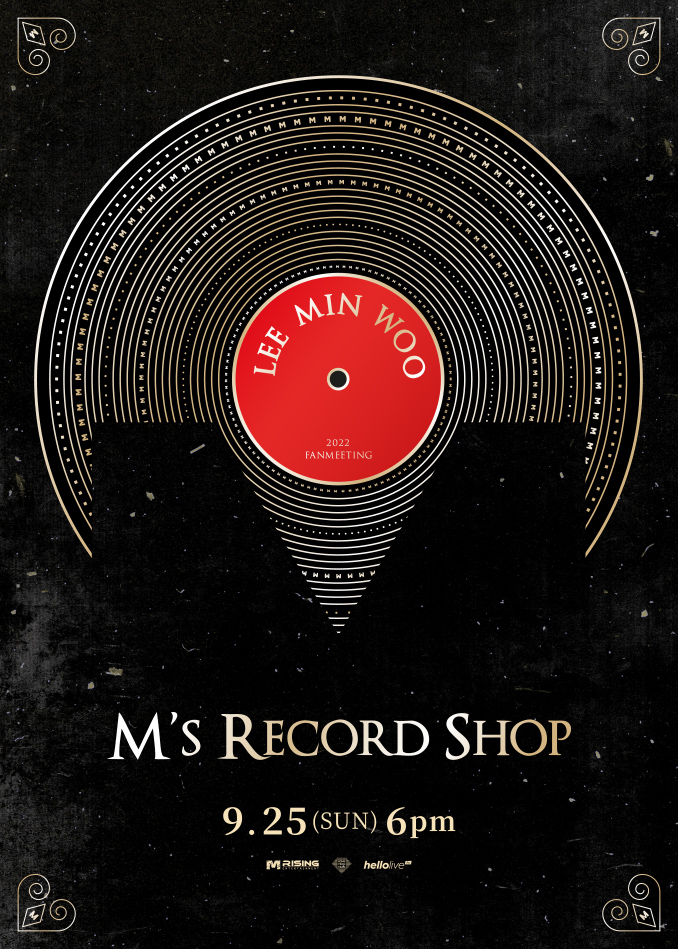 2022 LEE MIN WOO FANMEETING M’s Record Shop（オンライン配信）