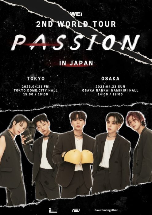 WEi 2ND WORLD TOUR <PASSION> IN JAPAN