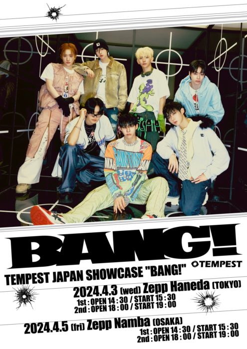 TEMPEST JAPAN SHOWCASE”BANG!