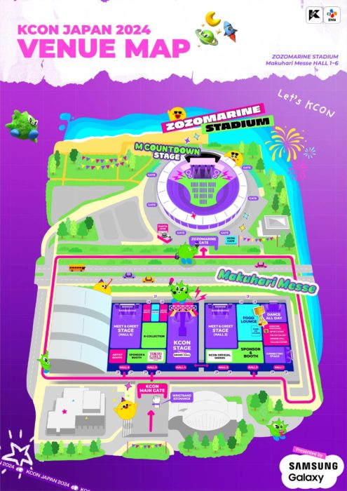 KCON JAPAN 2024 VENUE MAP 