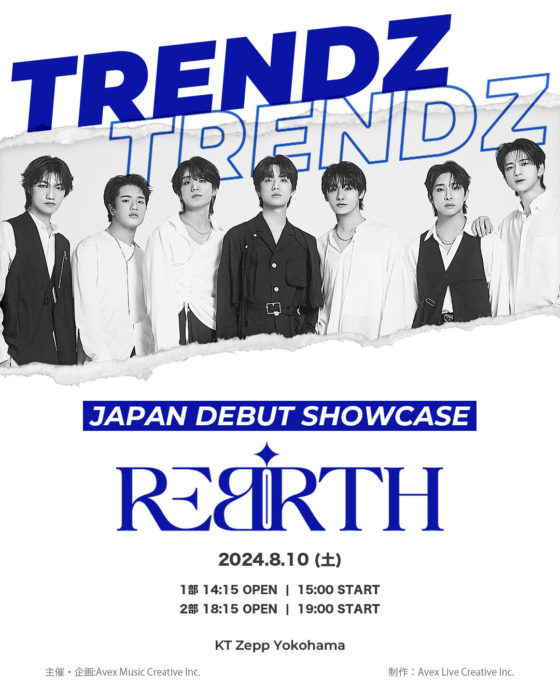 TRENDZ JAPAN DEBUT SHOWCASE -REBIRTH-