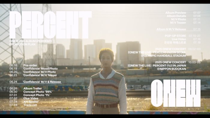 ONEW PRESENT PROMOTION PLAN