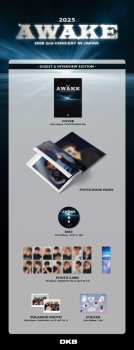 DVD『DKB The 2nd Concert in Japan 2025 -Awake- [Digest & Interview Edition]』