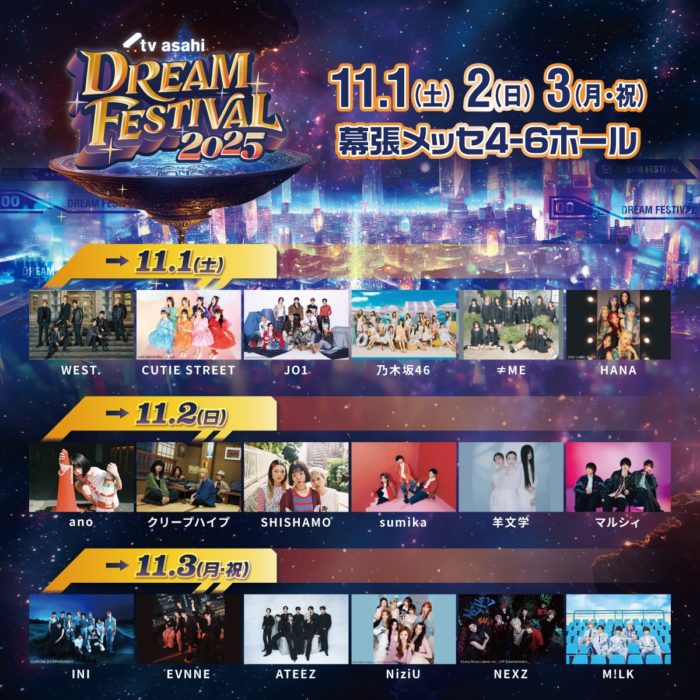 テレビ朝日ドリームフェスティバル2025