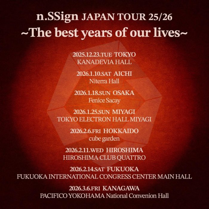 n.SSign JAPAN TOUR 25/26 ~The best years of our lives~