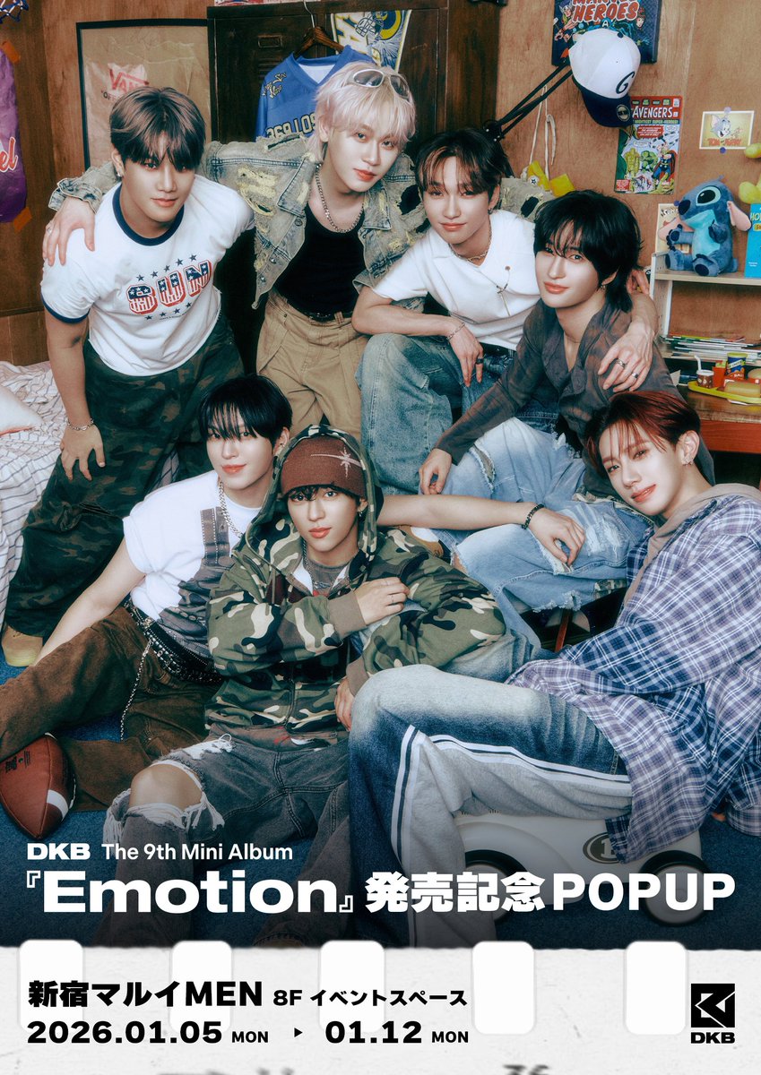 DKB the 9th Mini Album『Emotion』発売記念POPUP 特典会